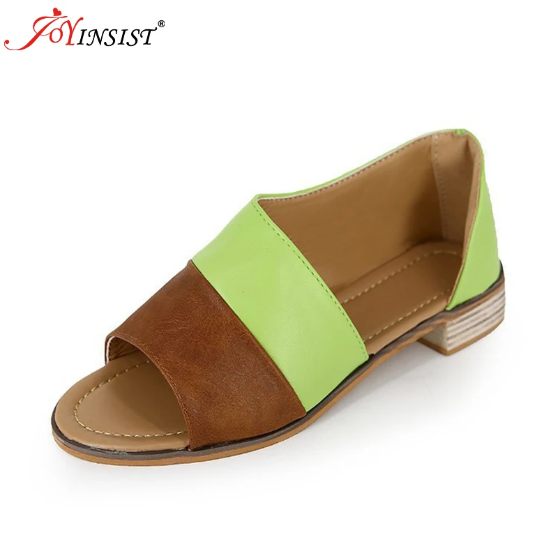 Сандалии женские ортопедические на плоской подошве удобные босоножки из