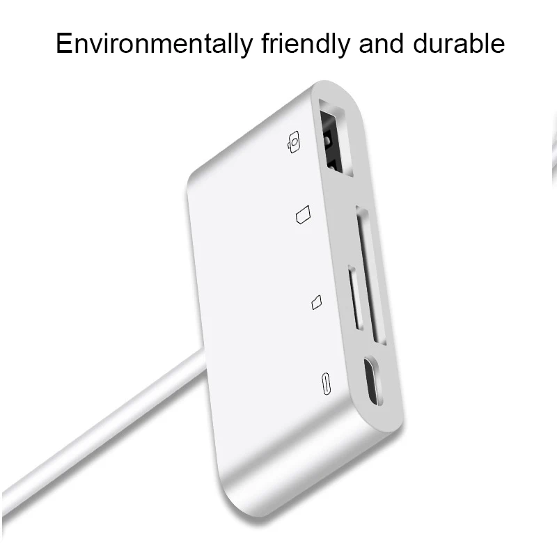 Мультиадаптер Type-C для зарядки PD usb-разъем SD TF CF картридер ноутбука HUAWEI Xiaomi кабель