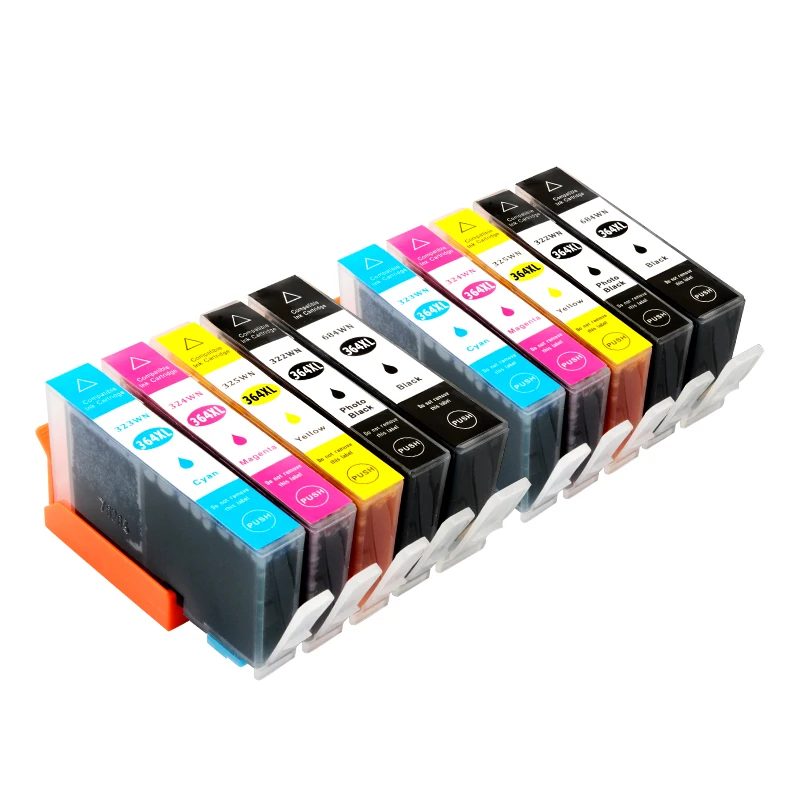 

1-8 Compatible Ink Cartridge For HP364 364 XL For HP 5510 5511 5512 5514 5515 5520 5522 5524 6510 6515 B010a B110a B110c Printer