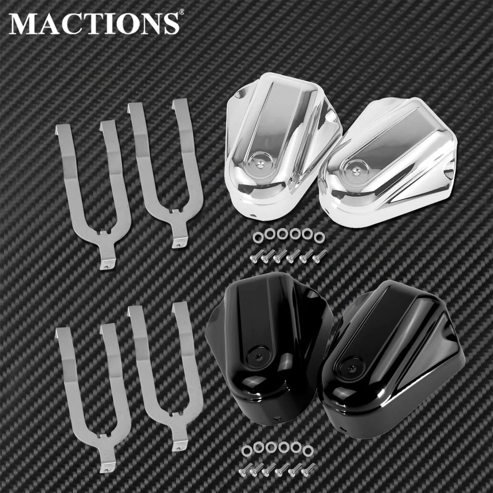 МОТОЦИКЛ ABS бар щит задней крышки осей маятник крышка защита черный/хром для Harley