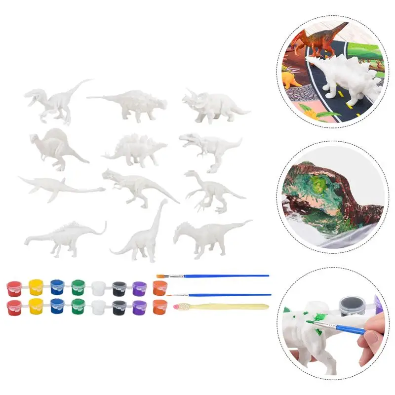 

1 Set 29 PCS Exquisite Vivid Durable Practical Attractive Dinosaur Mold for Kids Home