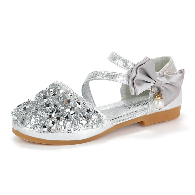 

Girls single shoes princess shoes sequins girls baby shoes casual shoes 2019 spring and summer new style