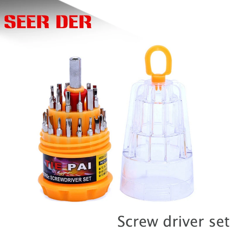 

Набор прецизионных магнитных отверток 31 в 1, для ремонта мобильных телефонов, IPad, камер