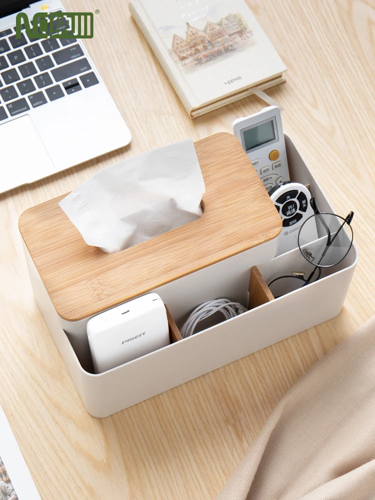 Многофункциональный держатель для кухонной салфетки белая Туалетная коробка