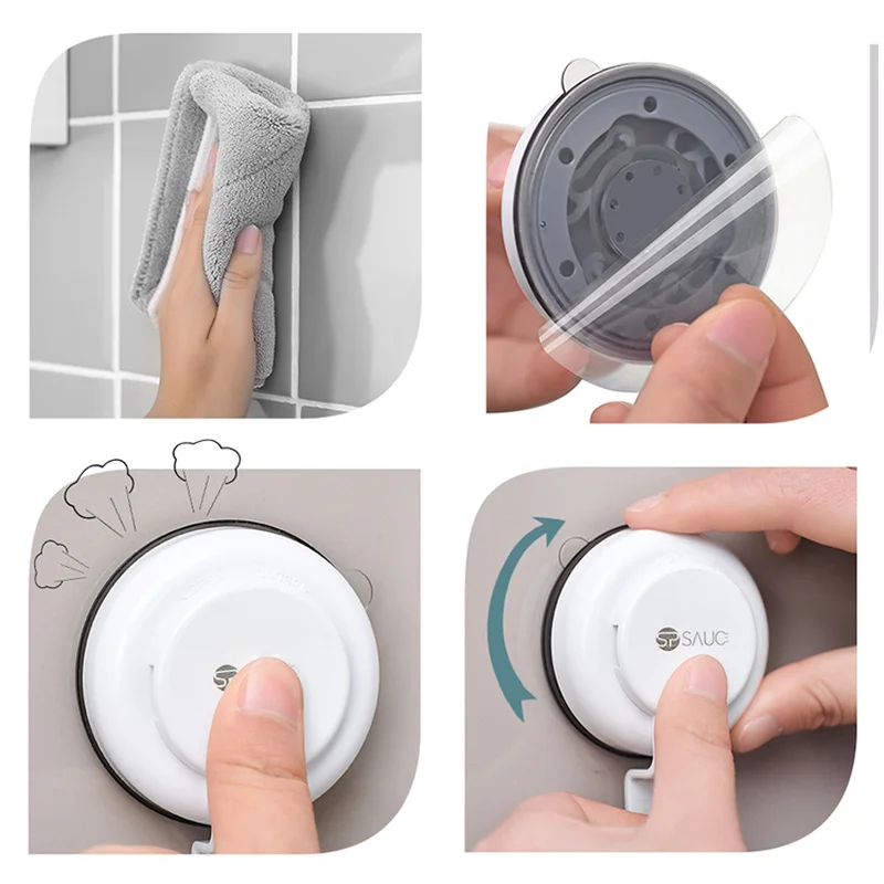 Кухонные аксессуары держатель для хранения Вакуумная присоска бумажная вешалка