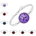 Браслет с глазами Шаринган аниме мультфильм клан Учиха Какаси ринъянь шармы для браслетов для мужчин женщин ювелирные изделия косплей подарок