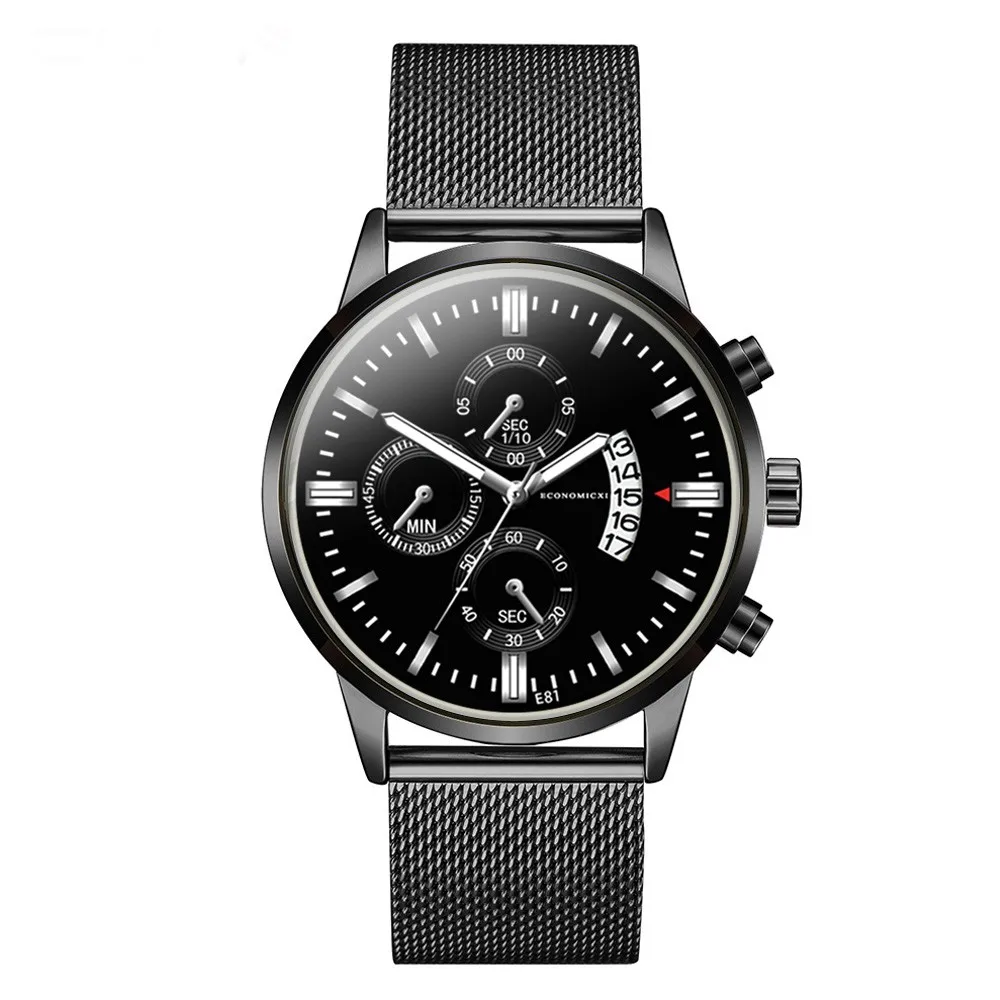 Horloge man 2020 ультра тонкие мужские часы кварцевые бизнес повседневные сетчатые