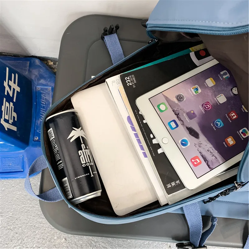 

DCIMOR Large Capacity Multiple Pockets Waterproof Nylon Women Backpack Schoolbag for College Students High Quality Travel Bags