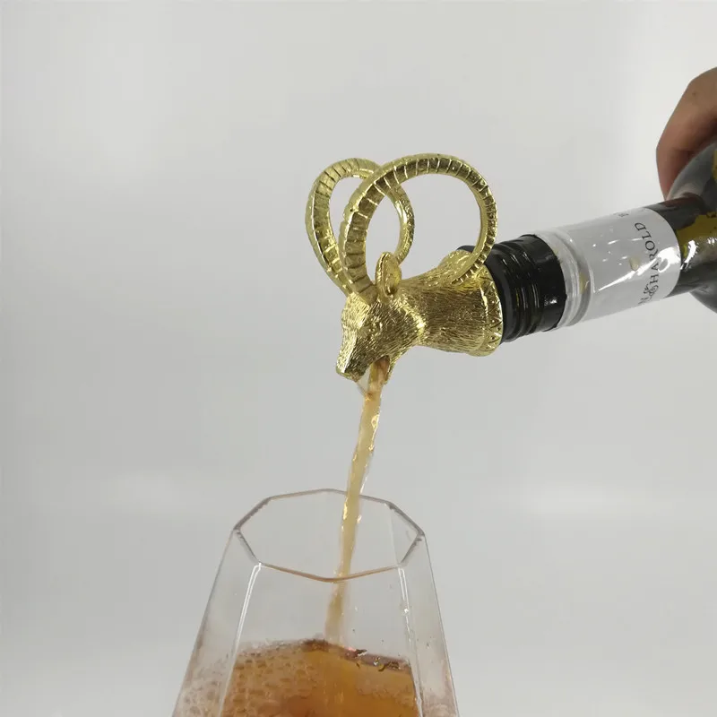 

Лидер продаж, 4 цвета, голова антилопы Подарочное украшение для вина, пробковое украшение для вина, аксессуары для бара