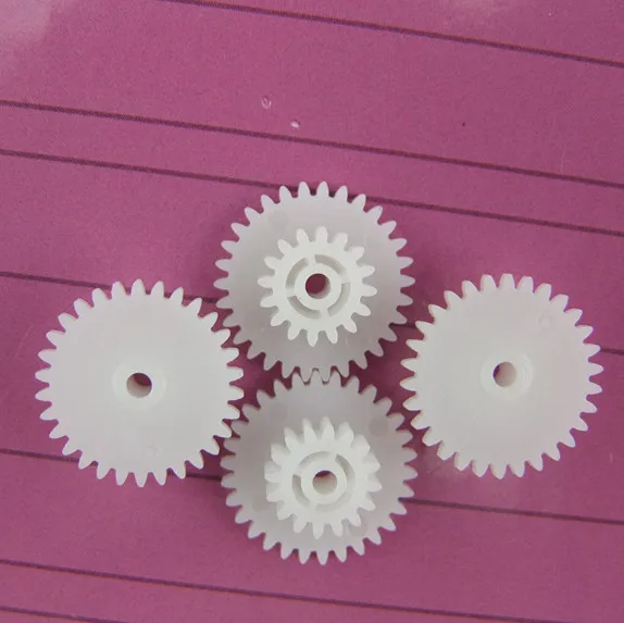 

Double reduction gear 0.5 modulus 30162A internal gear teeth wheel 30 stacked plastic outer teeth 16 teeth DIY toy accessories