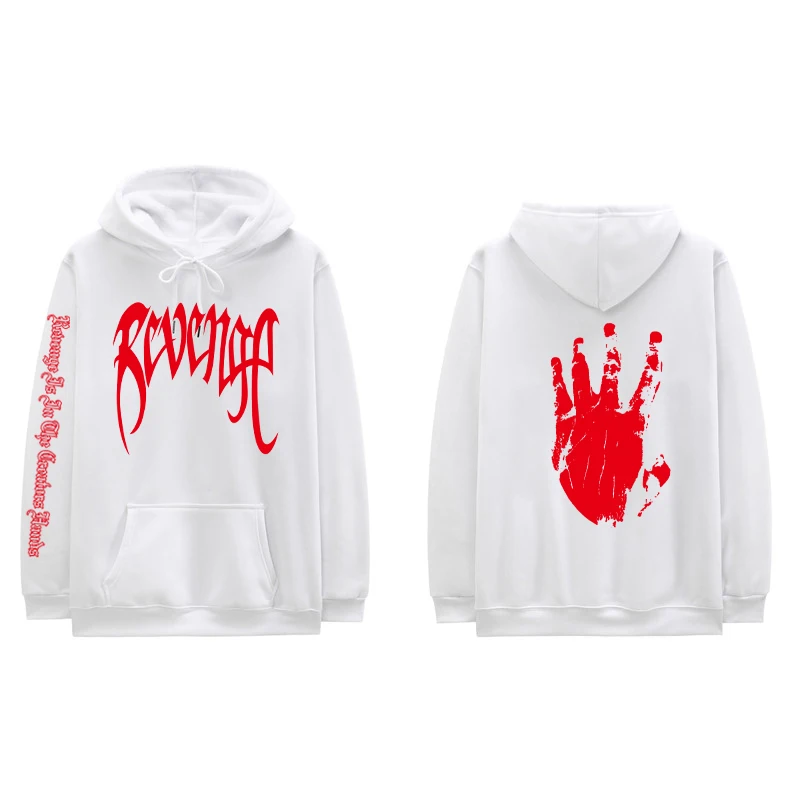 Xxxtentacion Revenge Kill Me Hoodies Men/Women Sweatshirts Rapper Hip Hop Hooded Pullover Sweatershirts Male Streetwear Hoody | Мужская