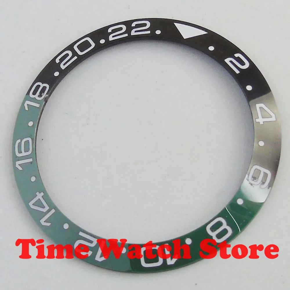 Новое поступление 38 мм роскошный высококачественный зеленый черный светящийся