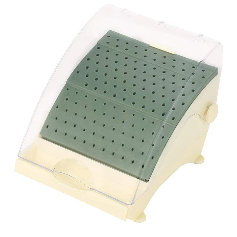 

142 Holes Burs Bur Block Holder Holds /Holder Station+Pull Out Drawer