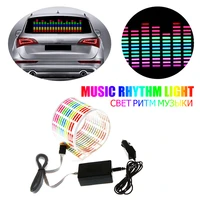 car styling sticker music rhythm led flash light lamp car decorative atmosphere led light sound activated equalizer