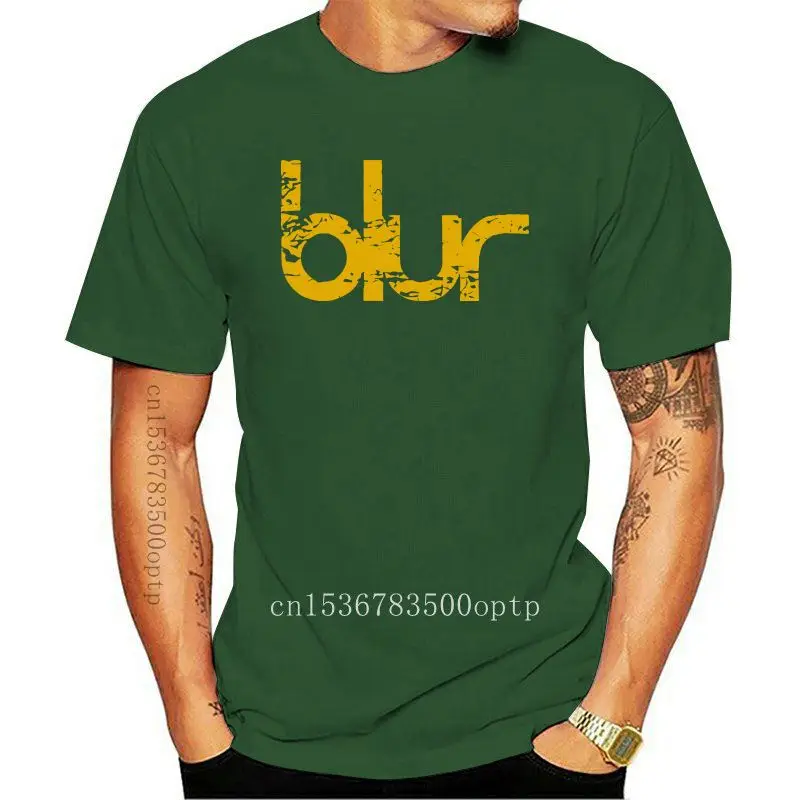 

New Blur T Shirt Men Distressed Casual Cotton Tee Usa Size S 3Xl 018812