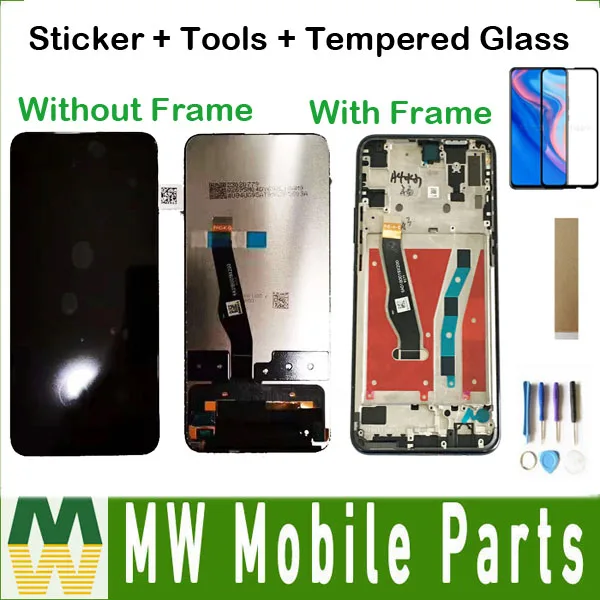

With/Without Frame Original For Huawei Y9 prime 2019 STK-L21 STK-L22 LTK-LX3 P Smart Z Honor 9XLCD Display+Touch Screen With Kit