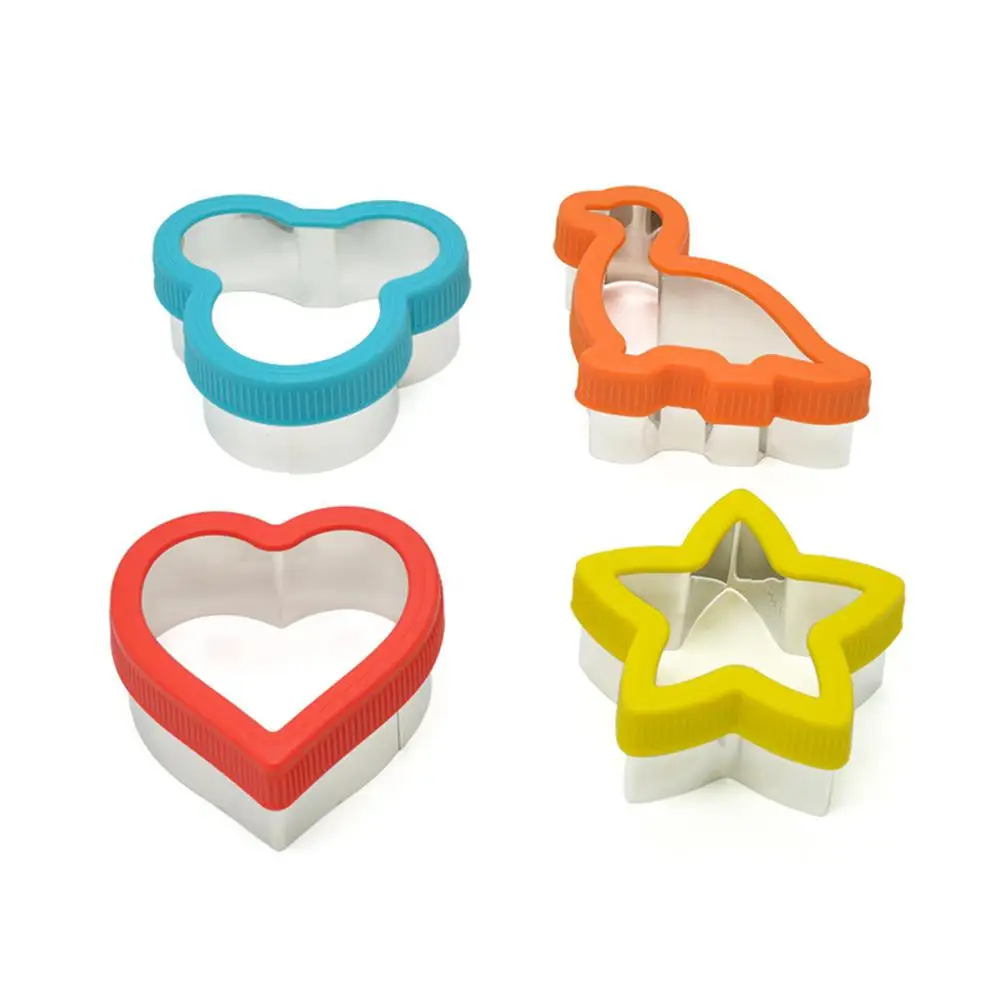 4 шт./компл. резак для печенья из нержавеющей стали резки конфет форма овощей