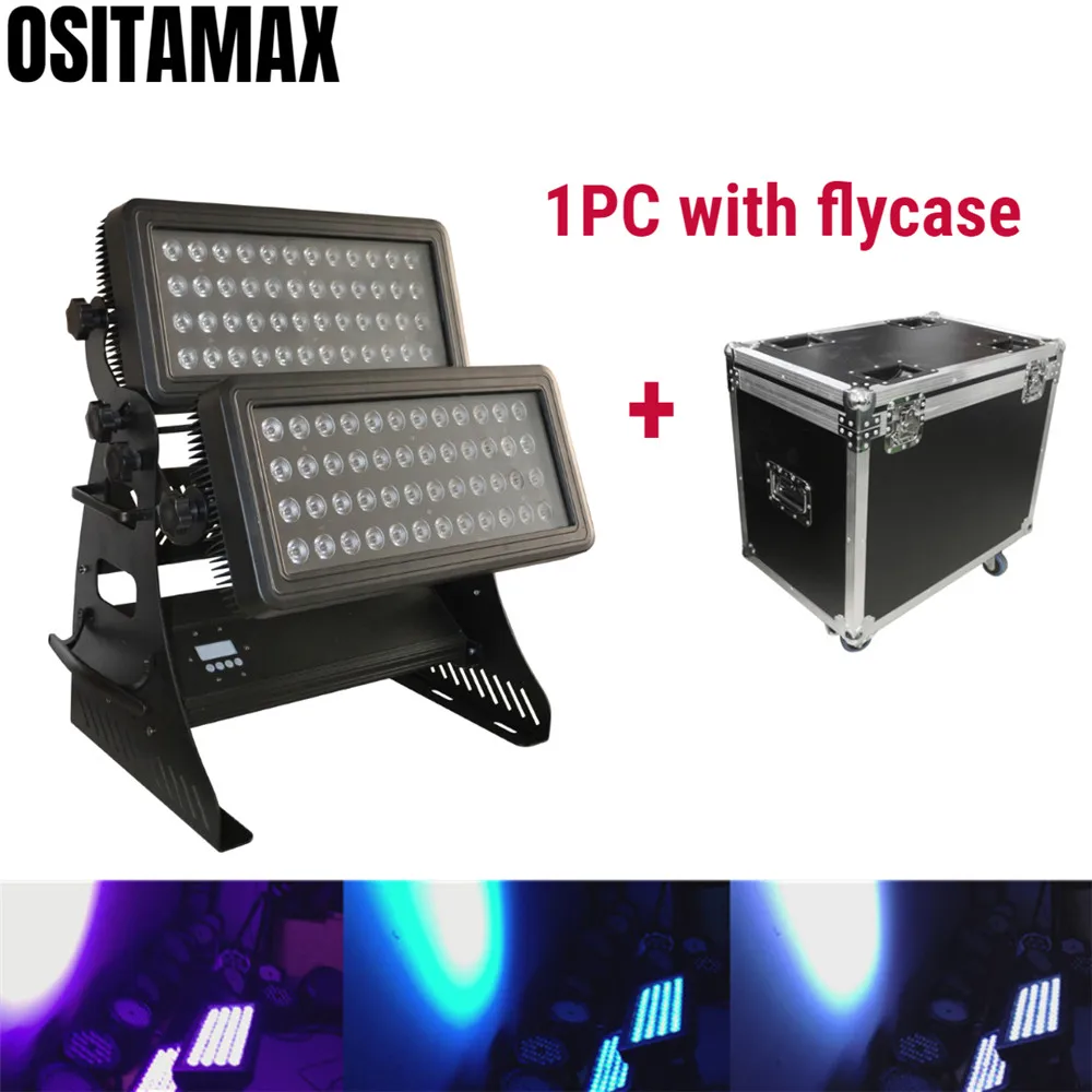 Светодиодный настенный светильник 96X10W RGBW IP65 уличный городской цветной большой