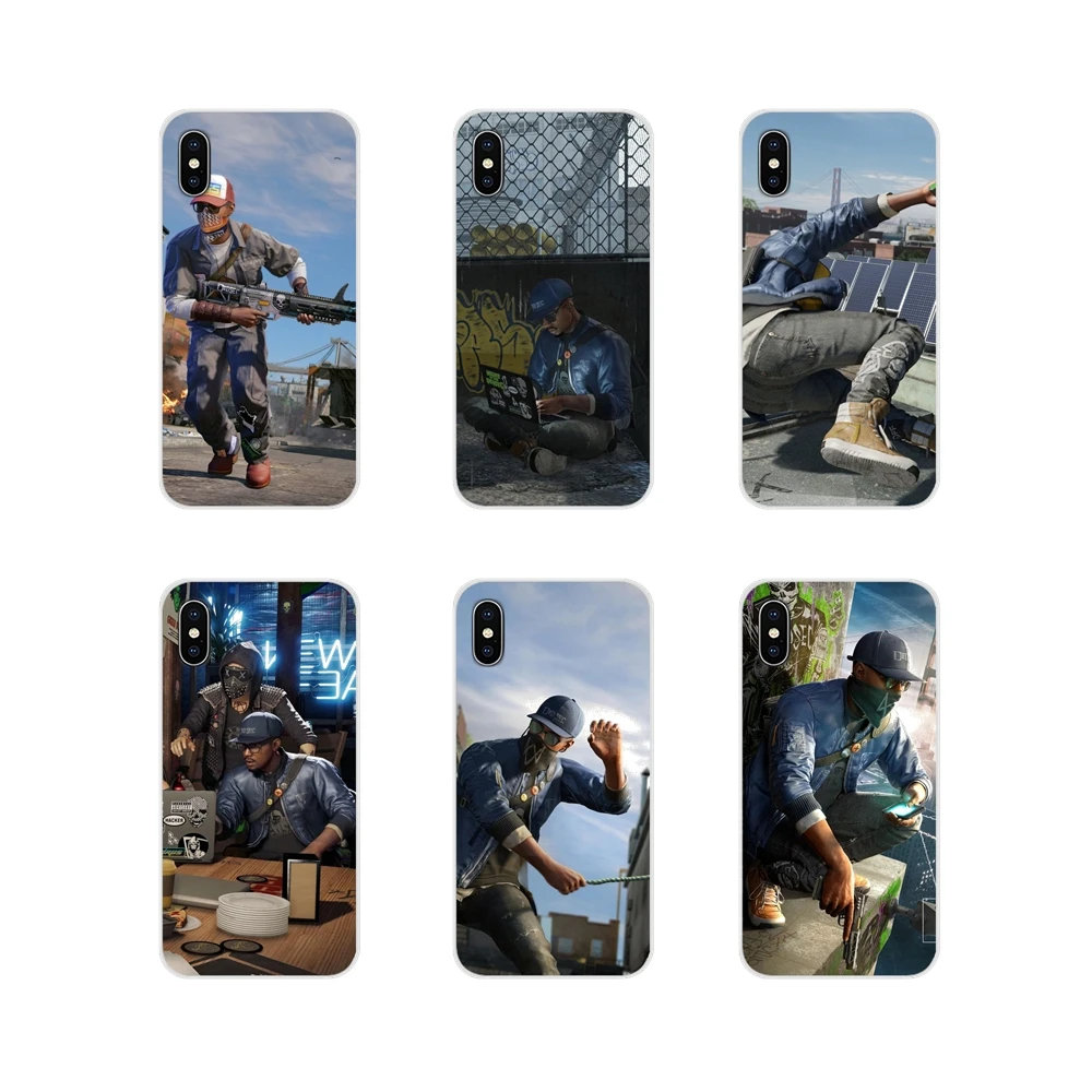 Watch Dogs 2 Dedsec для huawei G7 G8 P7 P8 P9 P10 P20 P30 Lite Mini Pro P Smart плюс 2017 2018 2019 аксессуары чехол