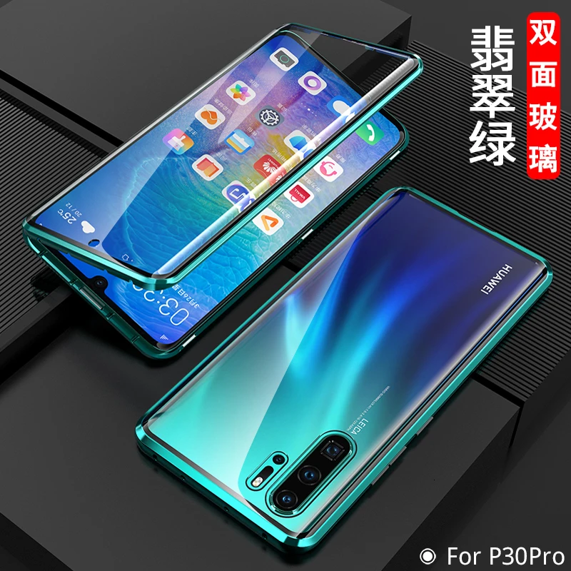 Huawei Nova5T чехол Nova 5 T чехол прозрачный металлический магнитный передний стеклянный задний Чехол чехол для телефона для huawei Nova 5 T 5 T Honor 20 9x чехол