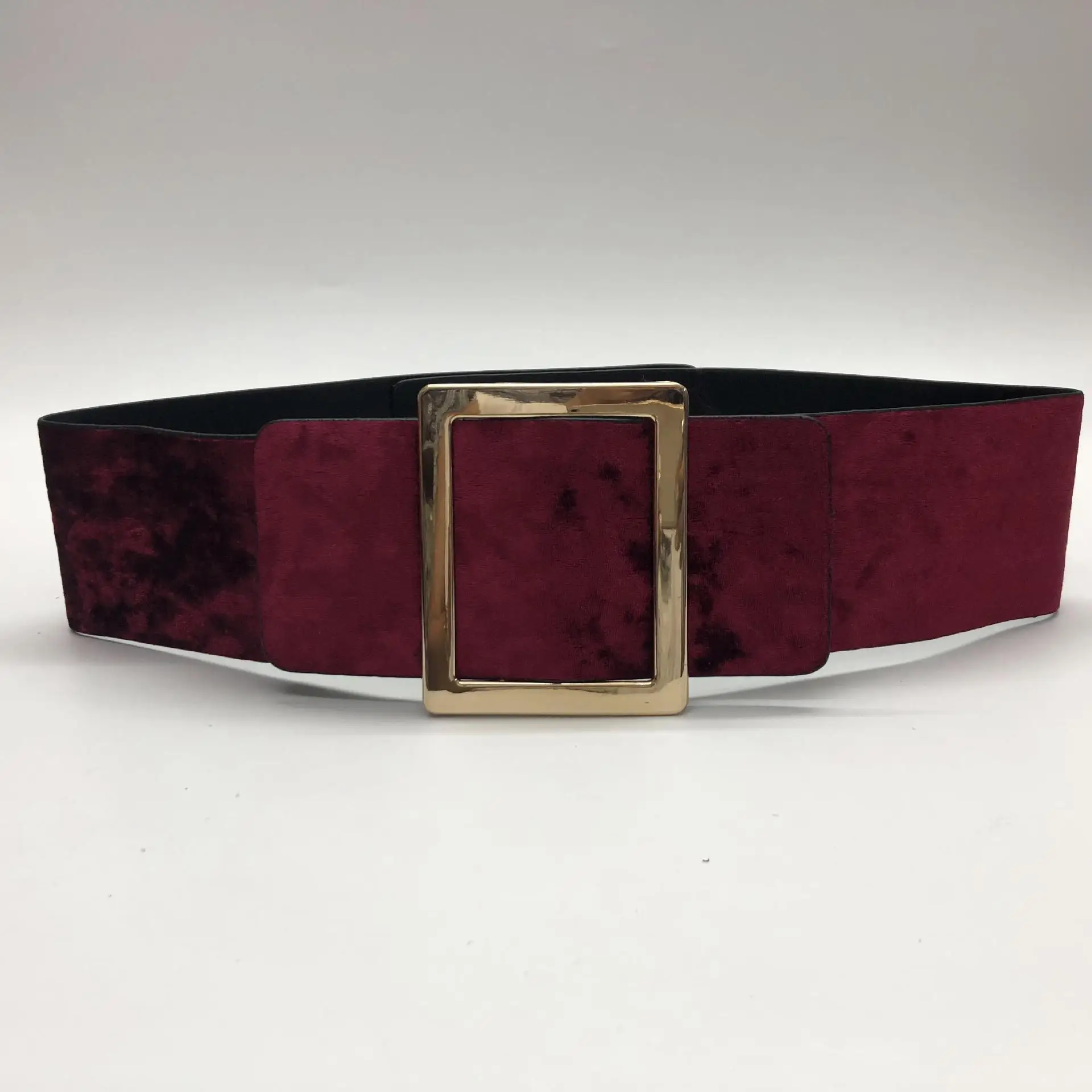 [EAM] 2020 новый стиль замшевый ремень с пряжкой на талии однотонный универсальный