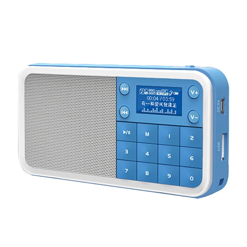 Портативный цифровой FM-радиоприемник карта памяти Walkman музыкальный mp3-плеер с