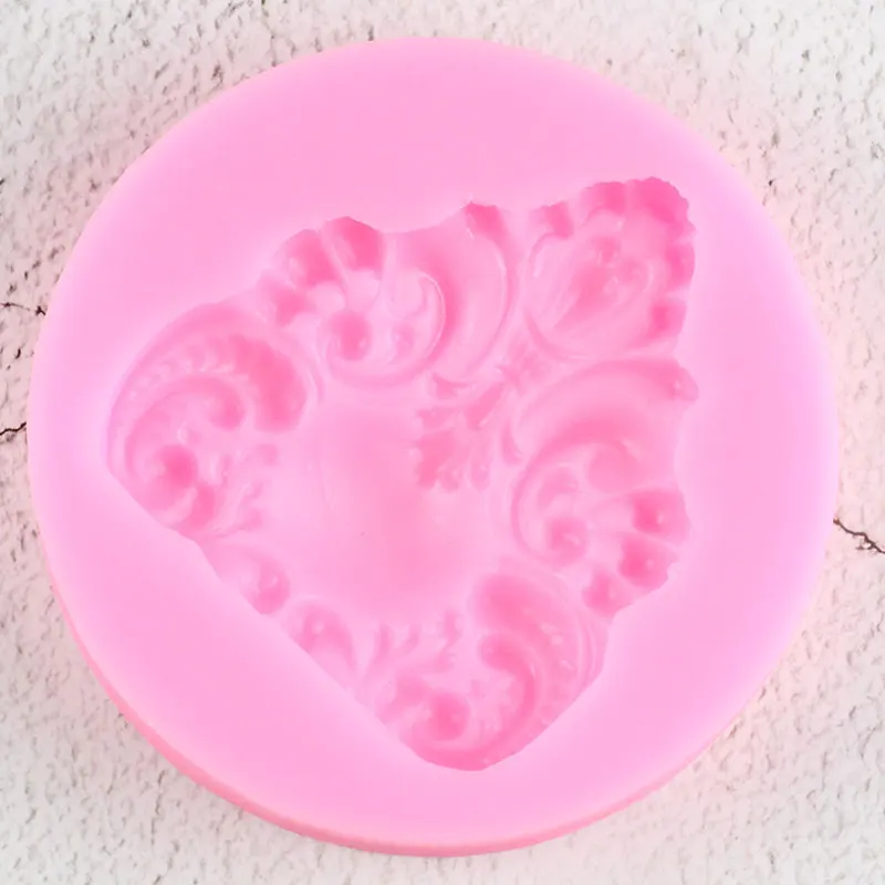 Рельефная силиконовая форма в стиле барокко|Пресс для глины| |