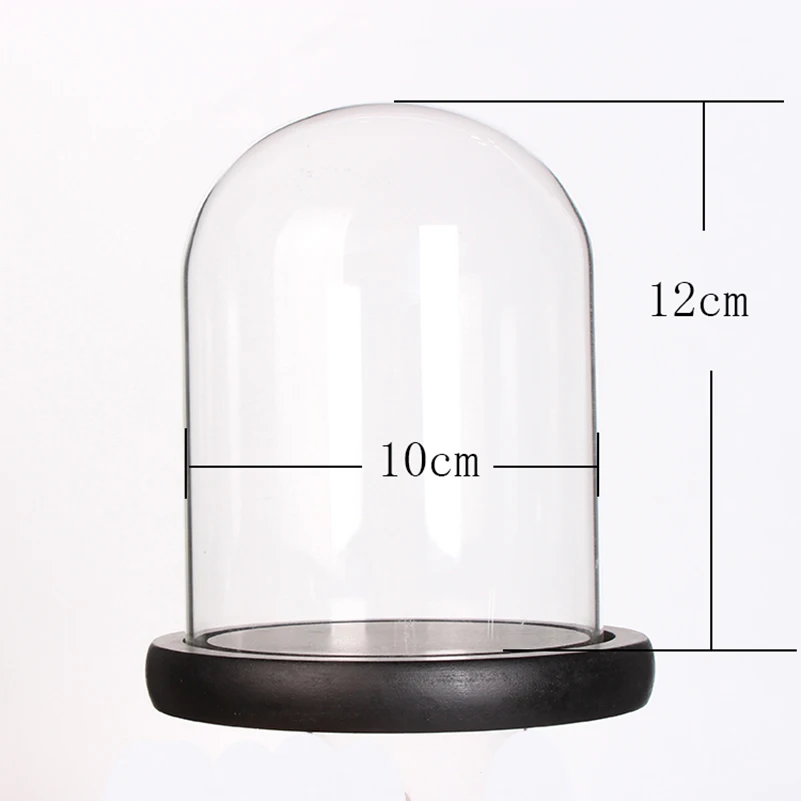 Стеклянный купол витрина для консервированных цветов баночка колокольчиков с