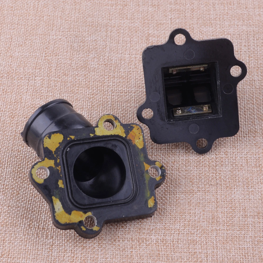 DWCX впускной коллектор для мотоцикла карбюратор тростниковый клапан