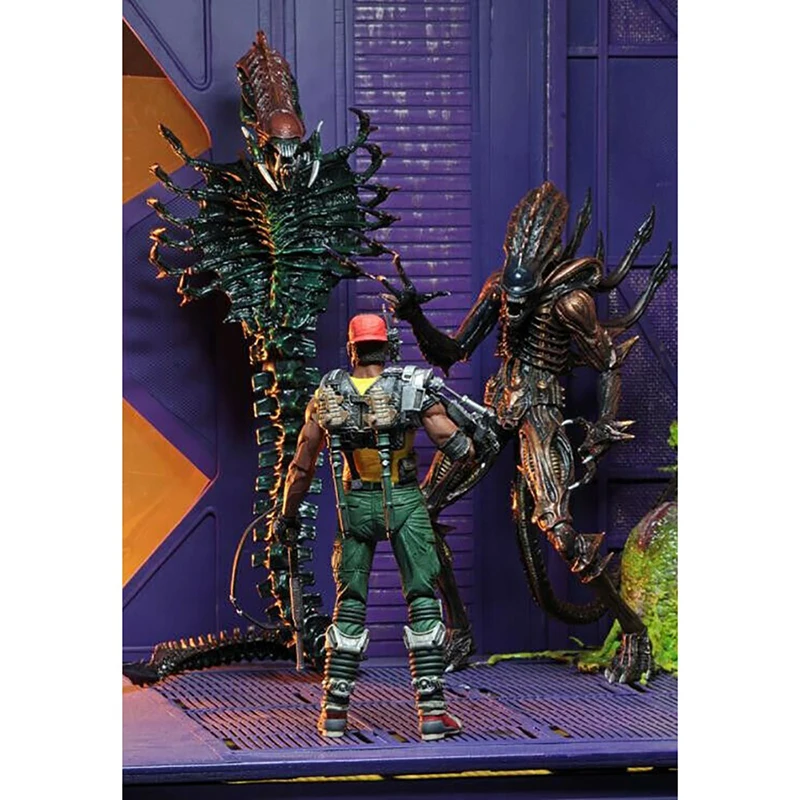 Серия NECA 13 Aliens Scorpion Snake Alien Sgt Apone Kenner экшн фигурка модель игрушки кукла для