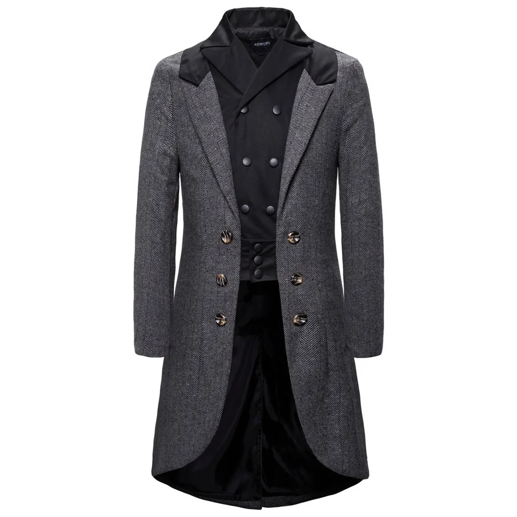 Chaqueta hombre jaqueta masculino, зимнее пальто для мужчин, для отдыха, в полоску, с отстрочкой, в стиле панк, ретро, тонкое пальто, смокинг, пальто casaco abrigo