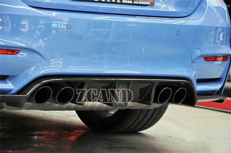 Диффузор из углеродного волокна в стиле K со светодиодный светильник кой для BMW F80