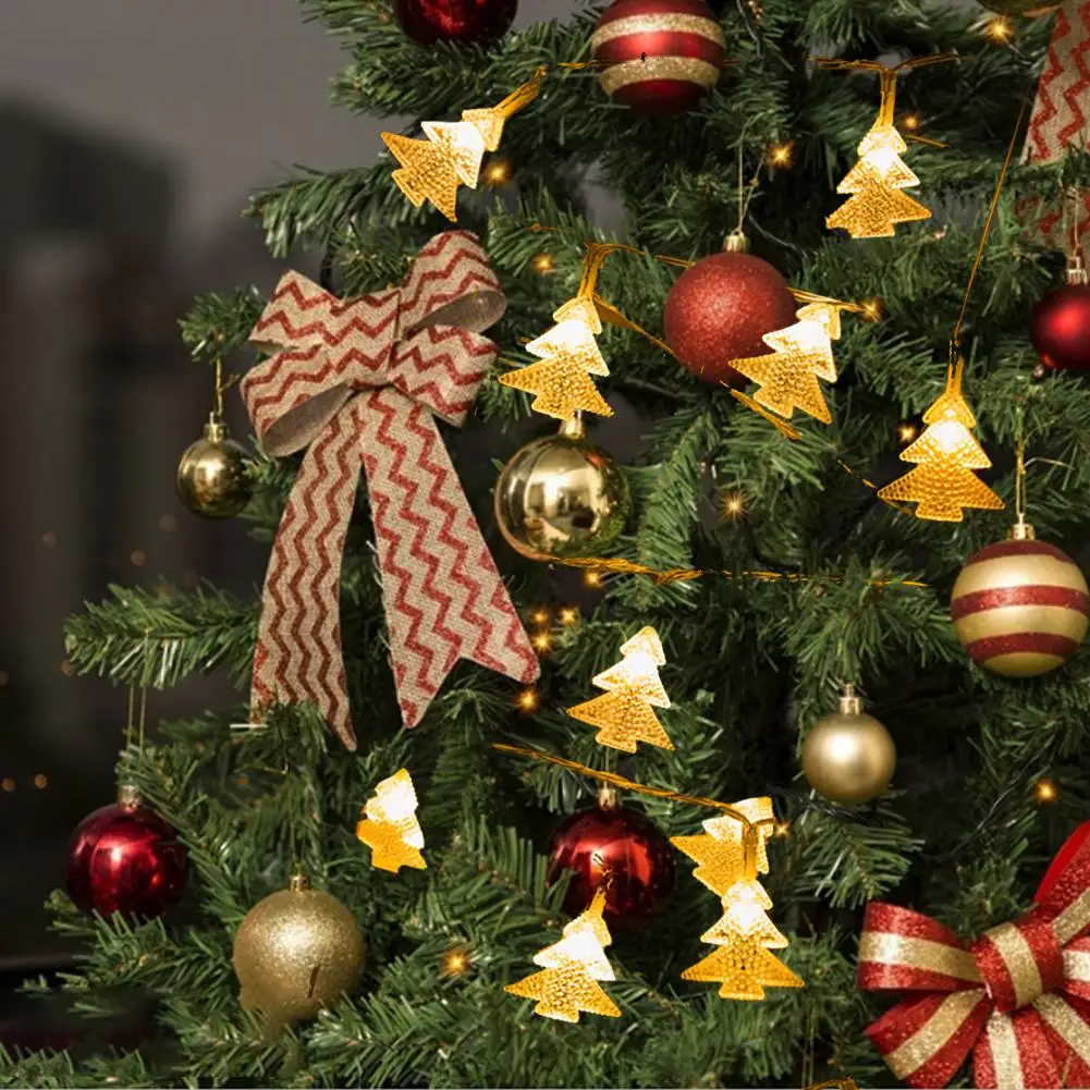 

1.5M 10LED Christmas Tree Decorative Light String Battery Powered Starry Christmas Birthday Party Home Decoration Warm White
