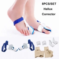 durable 8pcs outdoor walking thumb correctors toes rehabilitation tool toe separator foot care set