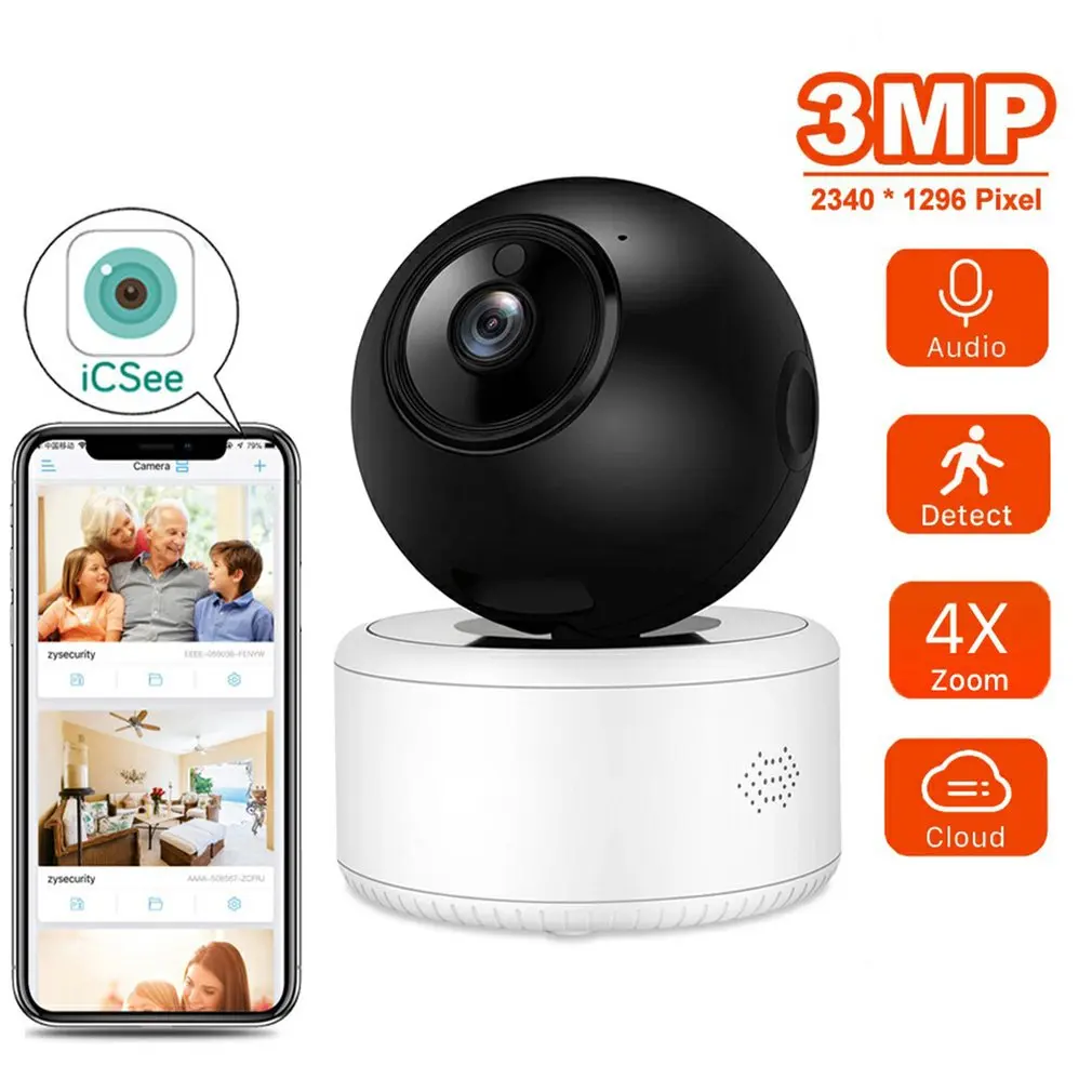 

A2-F30 Camera for Home Security Camera Wireless Wifi 1296P Pet Camera Baby Monitor Ultra-clear Satellite Wireless Remote Monitor