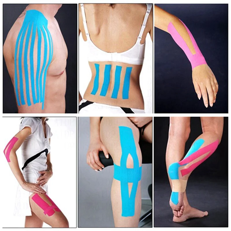 Эластичная хлопчатобумажная лента Kinesiotape 5 см * м|Эластопласт| |