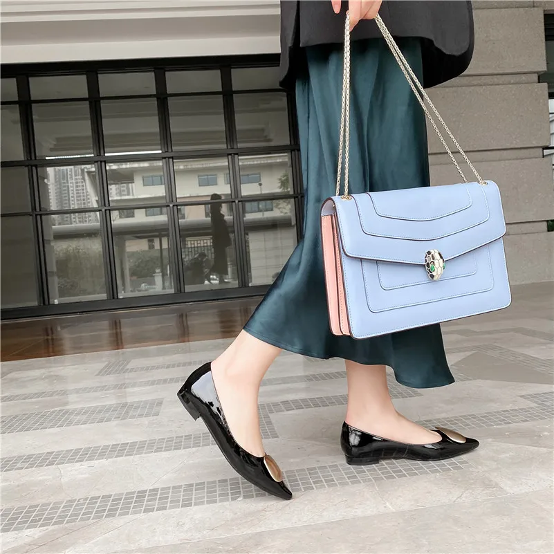 Meotina/весенняя обувь на плоской подошве женские лоферы из натуральной кожи