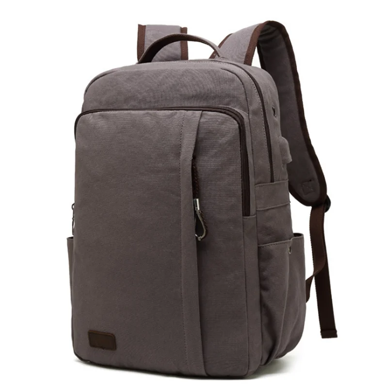 Холщовый Рюкзак для студентов большой дизайнерский вместительный ранец