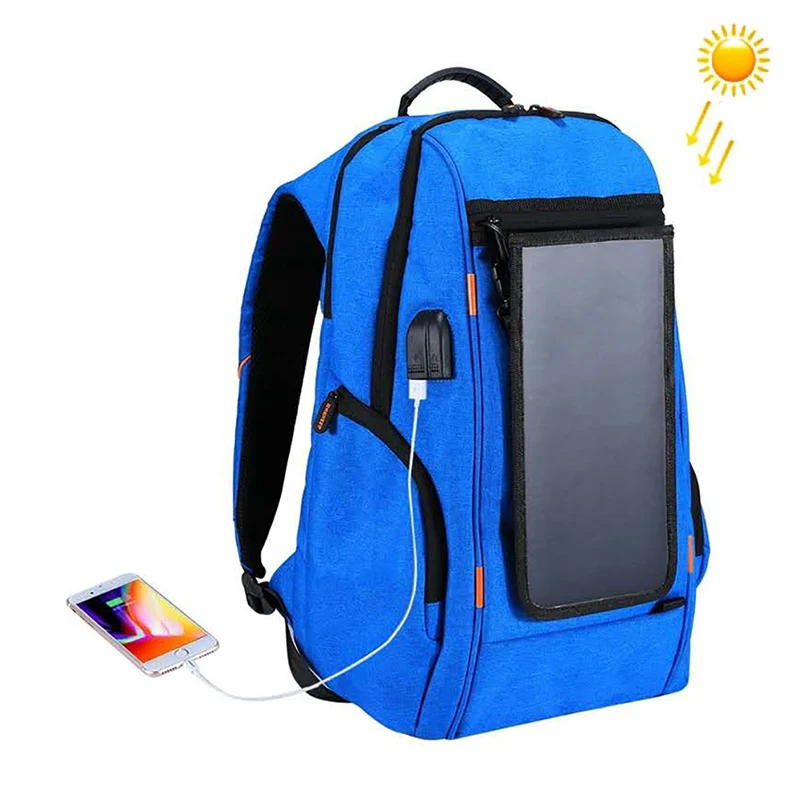 Рюкзак на солнечной батарее рюкзаки для путешествий открытом воздухе USB