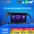 NaviFly 7862C 6G 128G Android 10 все в одном Автомобильная интеллектуальная система для Hyundai Sonata 7 LF 2014 - 2017 встроенный Carplay DSP GPS