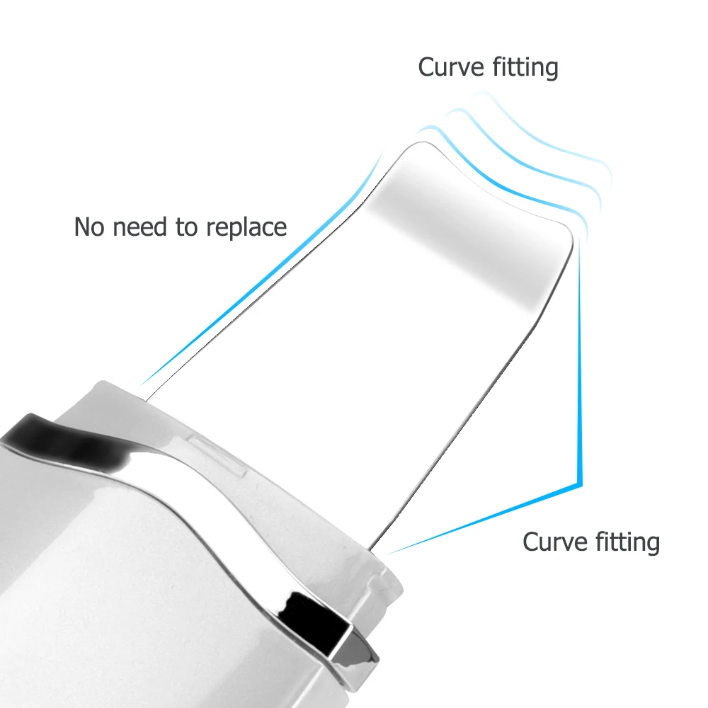 

Ultrasonic Skin Scrubber Deep Face Cleaning Machine Peeling Shovel + Face Cleaner Cleanser Massager Beauty Device