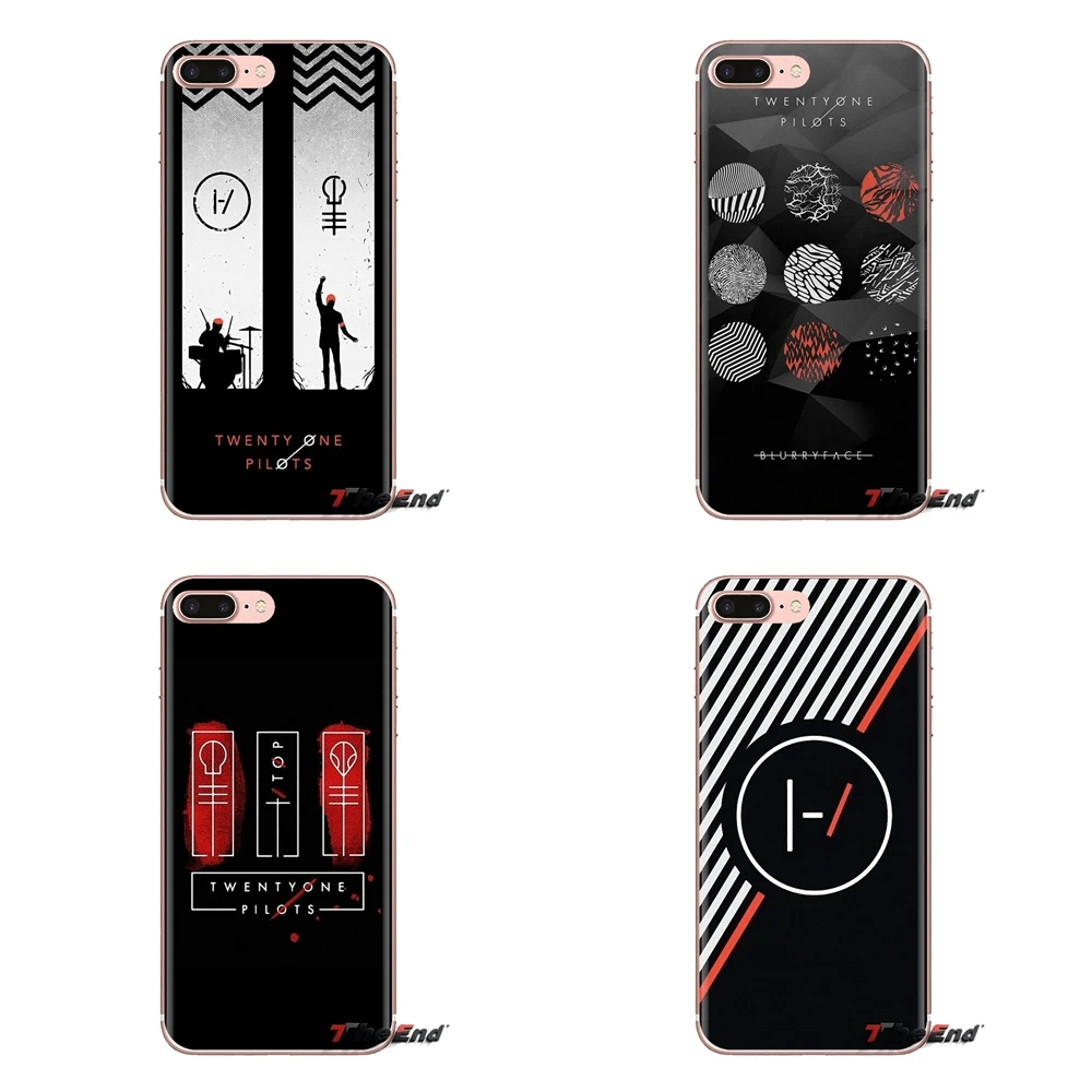 For iPhone XS Max XR X 4 4S 5 5S 5C SE 6 6S 7 8 Plus Samsung Galaxy J1 J3 J5 J7 A3 A5 Silicone Cover 21 Pilots twenty one pilots |