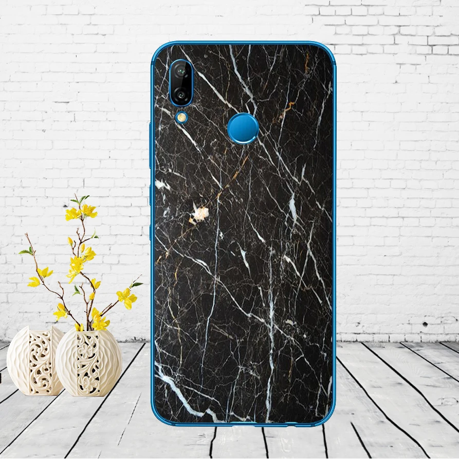 44DD мраморный камень Мягкий силиконовый чехол для Huawei P9 P10 P20 P30 Lite mate 10 20 PRO lite p smart чехол - Цвет: 12