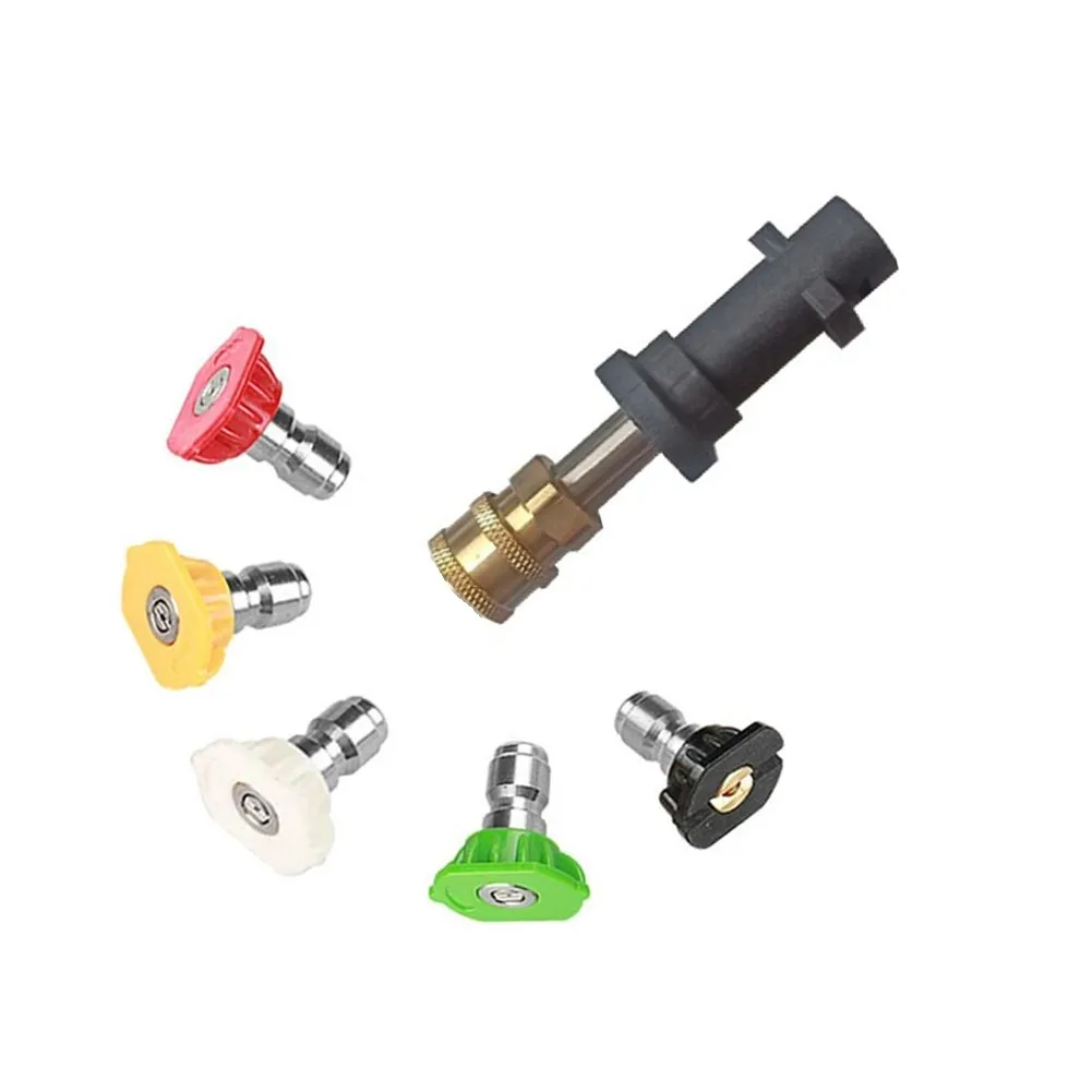 

Adapter Blue Attachment Brass Cleaning Connect Connector Nozzles Pressure