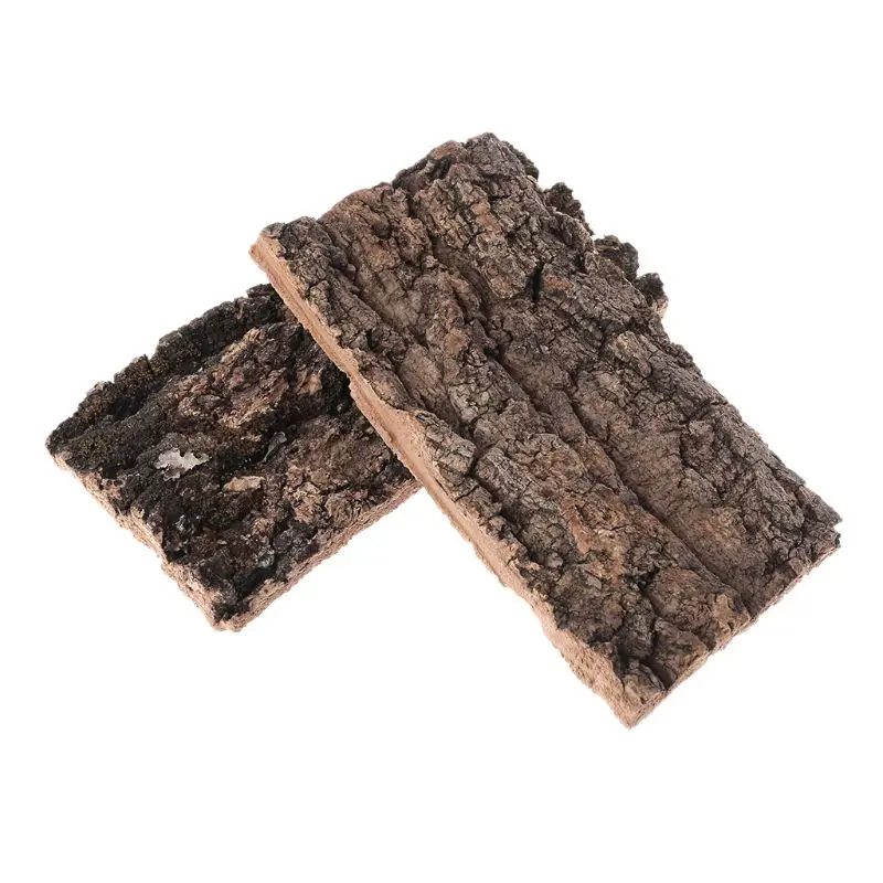

Natural Rodent Reptile Habitat Decoration Lizard Spider Hide Climbing Tree Bark Platform