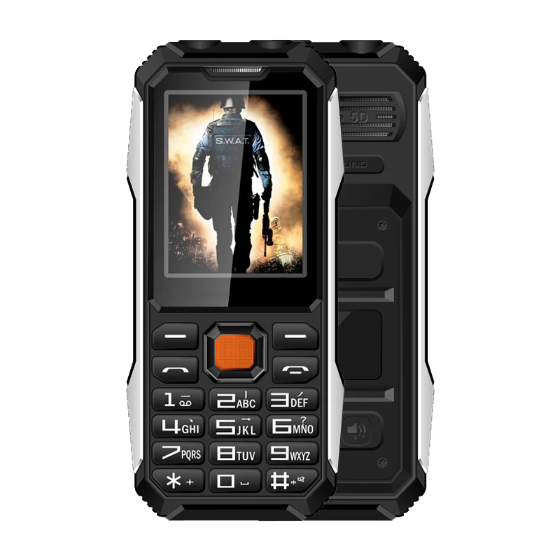 2 4 dual sim shockproof cellphones sos mp3 video player camera recorder alarm cheap gsm featured mobile phones russian keyboard free global shipping