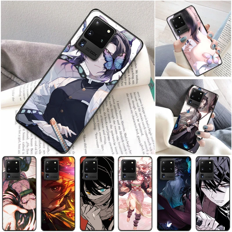 

Demon Slayer Kimetsu No Yaiba Kamado Nezuko Kamado Tanjirou Agatsuma Zenitsu Phone Case For Samsung Galaxy S20 Plus FE Coque