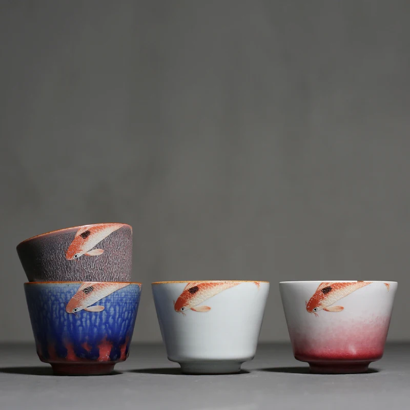 100 мл керамическая чашка для чая в печи чайная чайный набор кунг фу воды винтажная