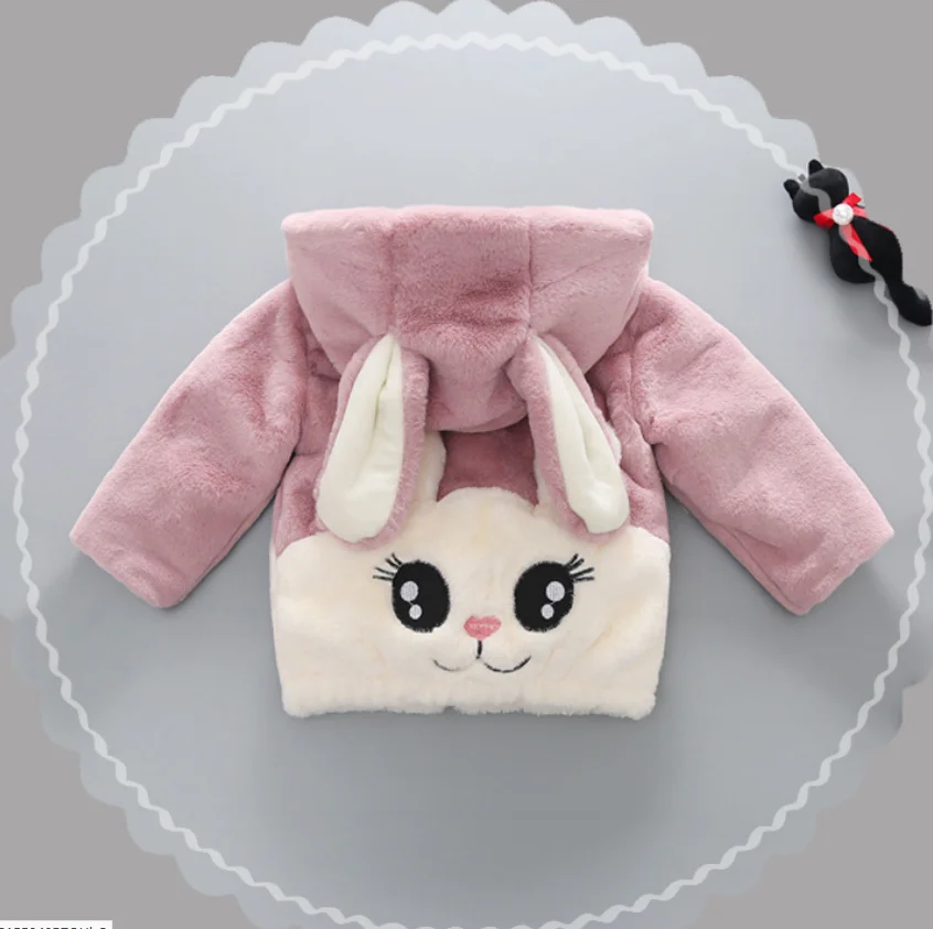 Детская куртка из искусственного меха для девочек Толстая теплая зимняя парка