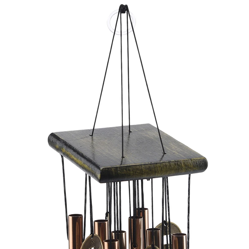 Медная подвеска колокольчик с монетами для балкона улицы двора сада украшение